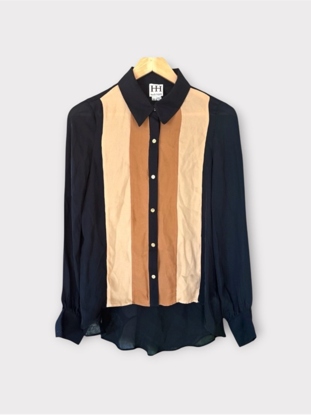 HAUTE HIPPIE 100% Silk Blouse